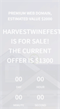 Mobile Screenshot of harvestwinefestival.com